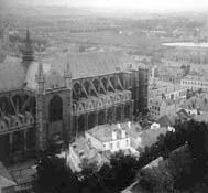 Collegiate church Ste Waudru from the belfry