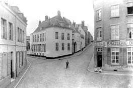 Notre Dame Débonnaire street and Rampe Ste. Waudru