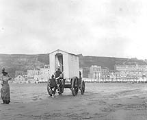 Sea bathing in Boulogne