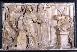 The so called bas-relief "de sainte Waudru"